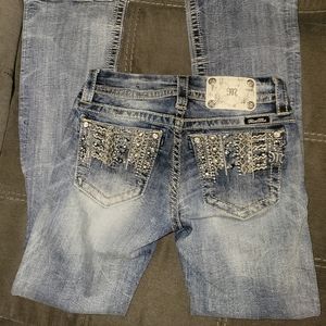 Miss Me size 26 bootcut jeans Medium dark blue
